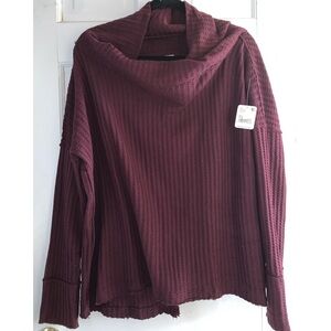 🆕 FREE PEOPLE  Juicy Long Sleeve Tunic size XS Oversized new